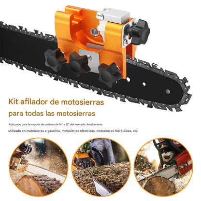 🧰 Amoladora de cadena de motosierra, amoladora de rotación manual de cadena de motosierra