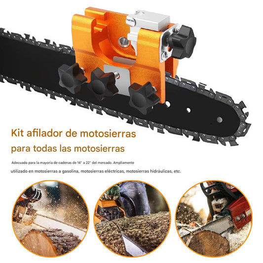 🧰 Amoladora de cadena de motosierra, amoladora de rotación manual de cadena de motosierra