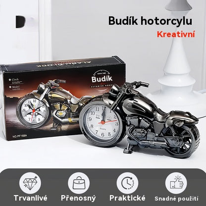 ⏰ OFERTA DE COMPRAS PARA LAS FIESTAS🏍️⏰Reloj despertador creativo con forma de motocicleta🎁