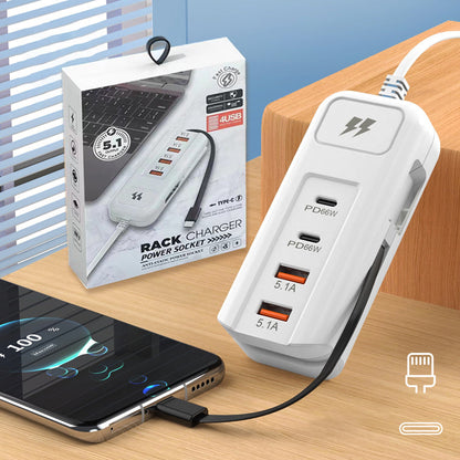 ⚡Cables de extensión USB y protectores de sobretensión | Oferta de Navidad, 50 % de descuento | Hub inteligente de 4 puertos, carga rápida en 30 minutos y protección contra sobretensiones | Mantén tu computadora y equipo de viaje organizados 🎄✨