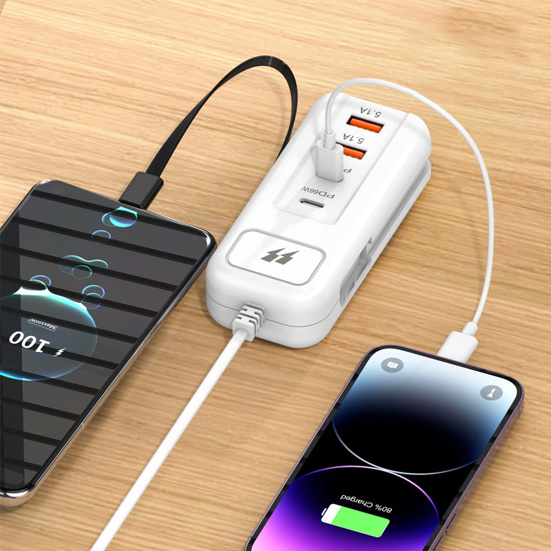 ⚡Cables de extensión USB y protectores de sobretensión | Oferta de Navidad, 50 % de descuento | Hub inteligente de 4 puertos, carga rápida en 30 minutos y protección contra sobretensiones | Mantén tu computadora y equipo de viaje organizados 🎄✨
