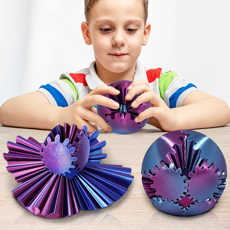 Compra 2 y llévate 2 gratis 🎁 Maravilla giratoria Steampunk - Fidget (bola de engranajes)