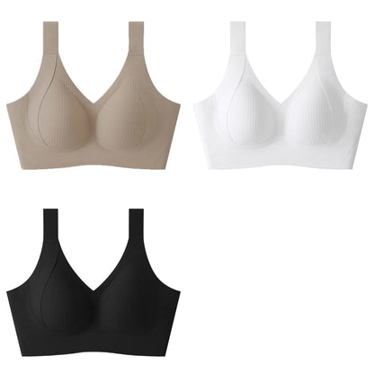 😍【Paquete de 4】Sujetador inalámbrico de una pieza para mujer❤️【40-95 kg】